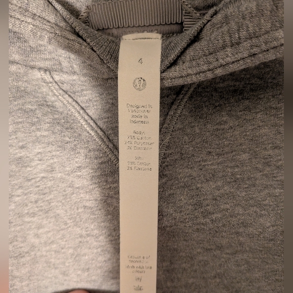 Lululemon All Yours Hoodie Medium Heather Grey - Picture 2 of 6